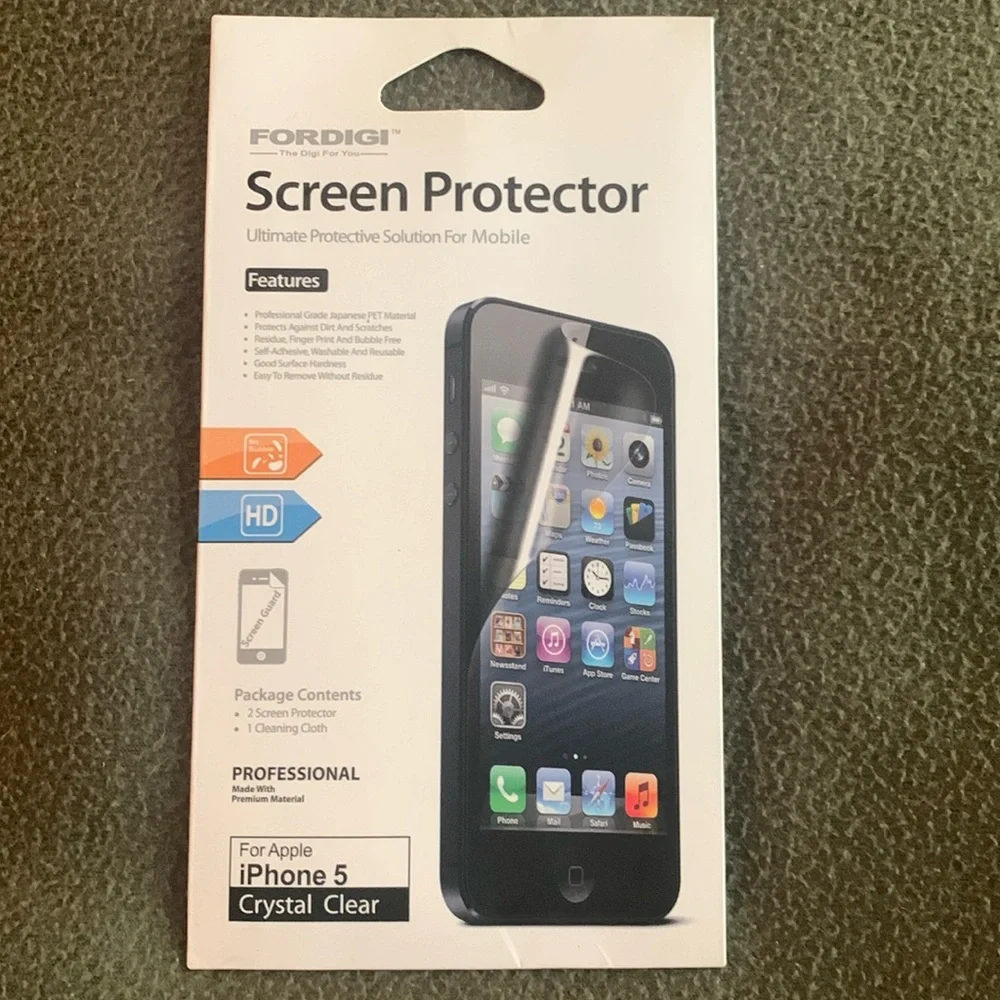 NIP Fordigi screen protector for iPhone 5. Set of 2.